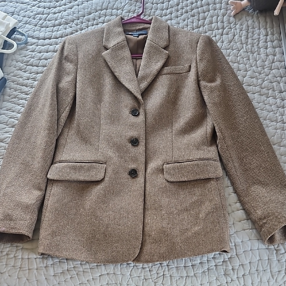 Brooks Brothers Tweed Herringbone Blazer Size 6